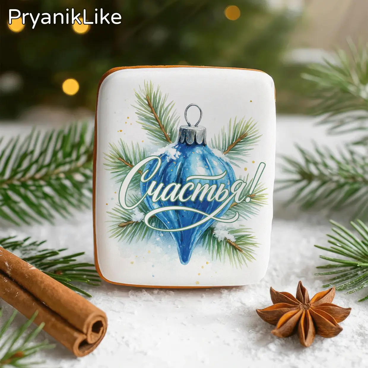 Атмосферные ёлочные игрушки